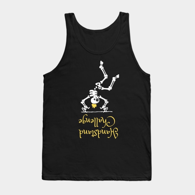 T Shirt Handstand Challenge Tank Top by Pro-tshirt